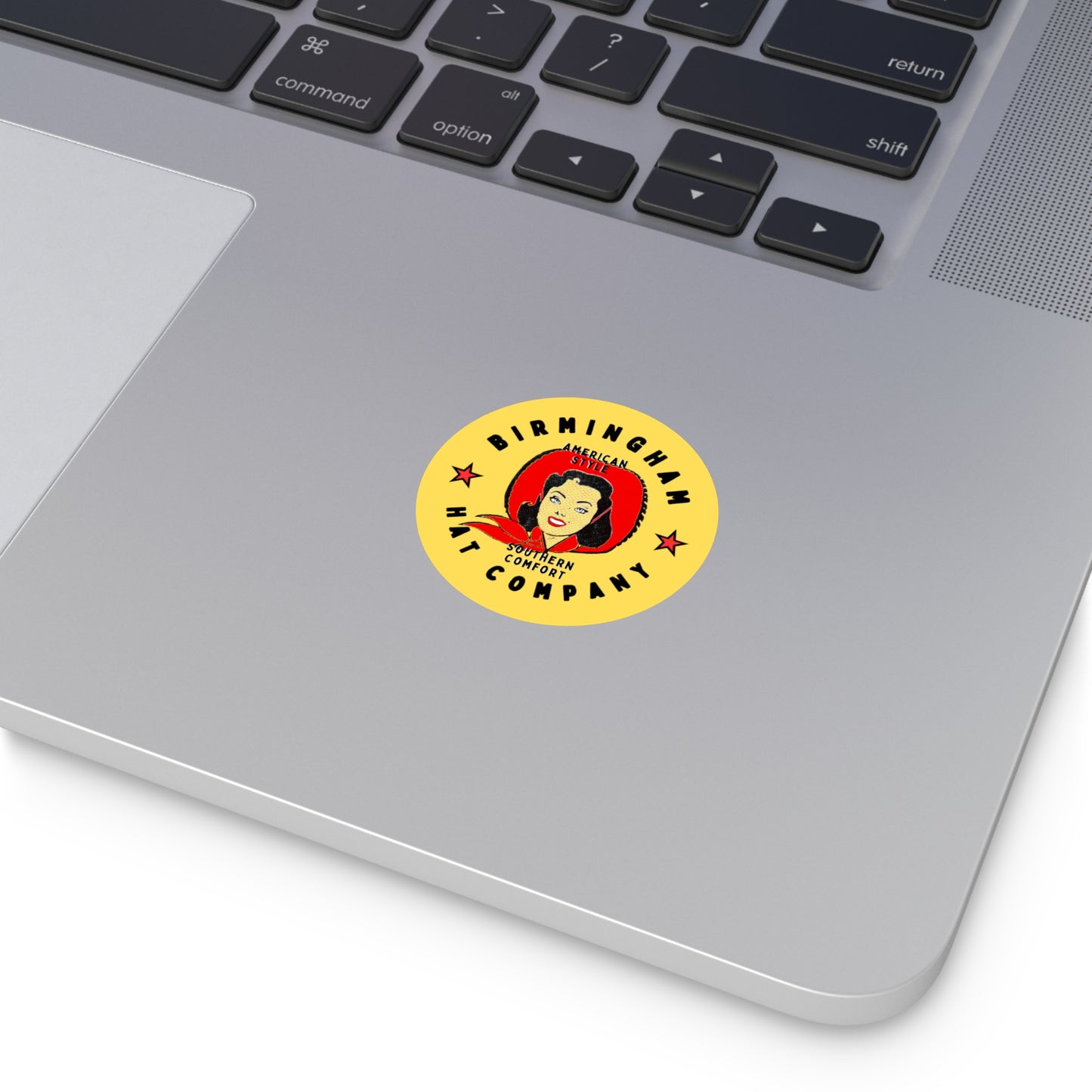 Cowgirl Round Vinyl Sticker