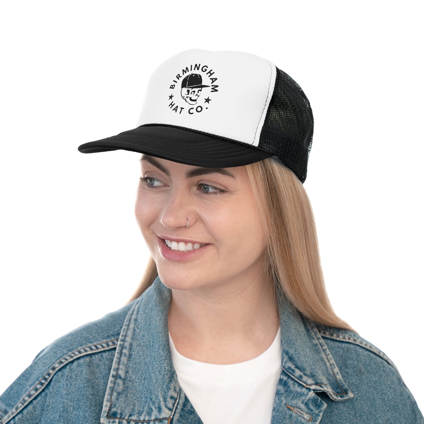 Bones Circle Logo Foam Trucker