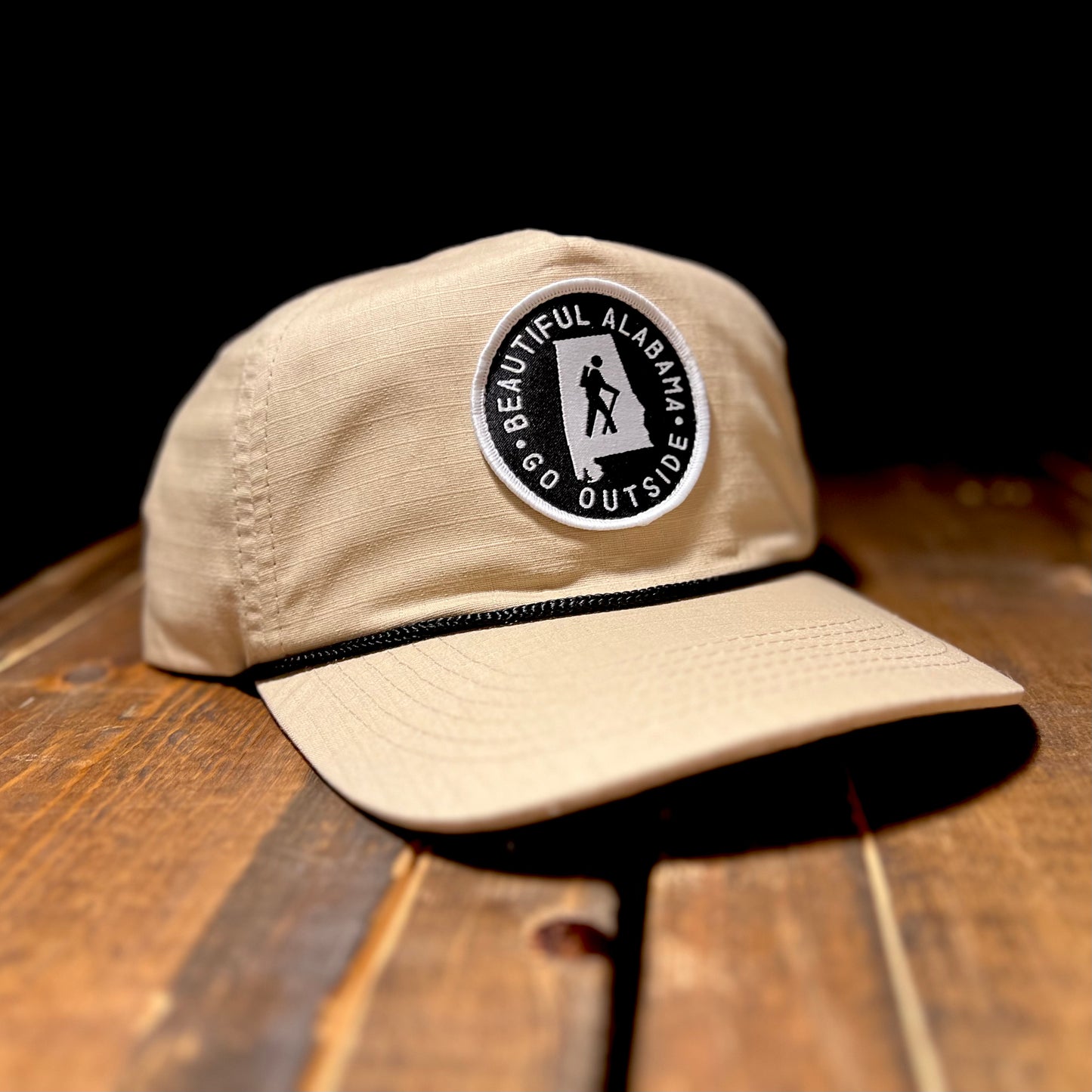 Beautiful Alabama Hiker Ripstop Rope Cap