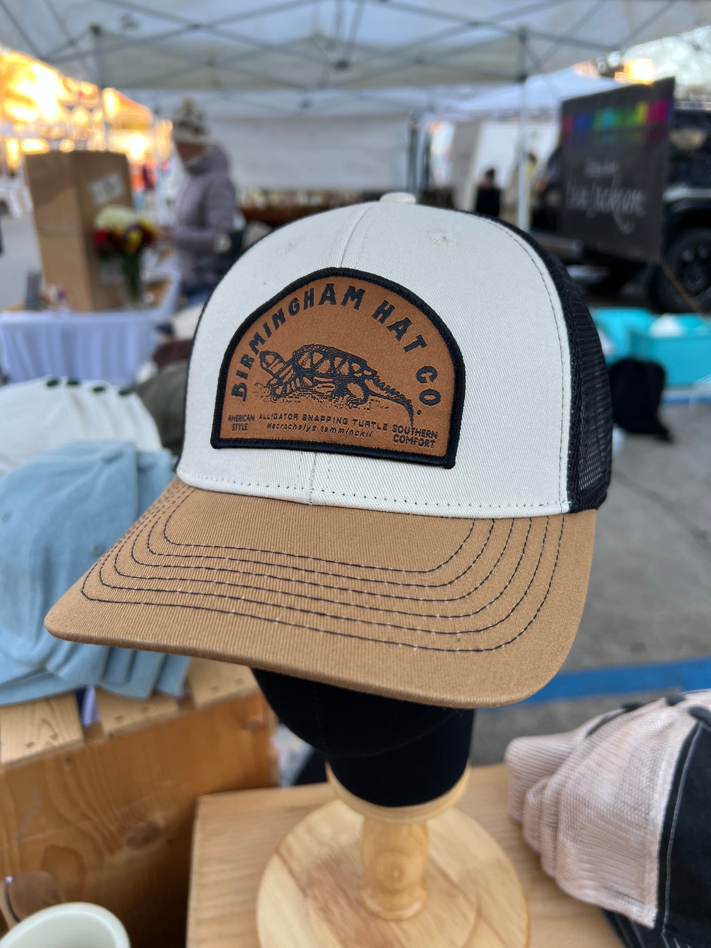 Snapping Turtle Structured Snapback Cap