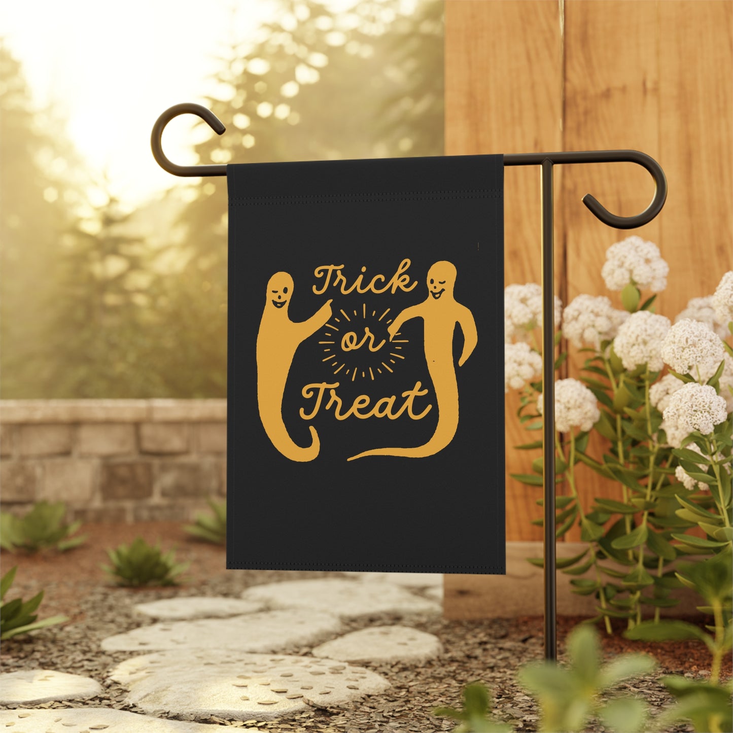 Spooky Ghosts Garden & House Banner