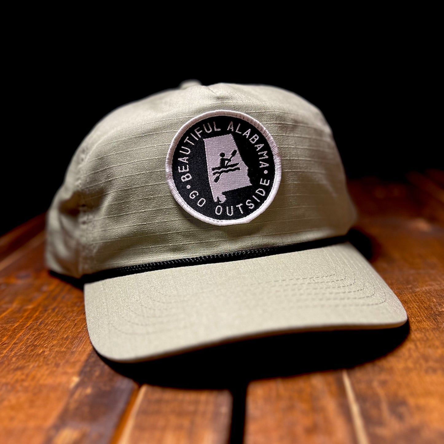 Beautiful Alabama Kayak Ripstop Rope Cap