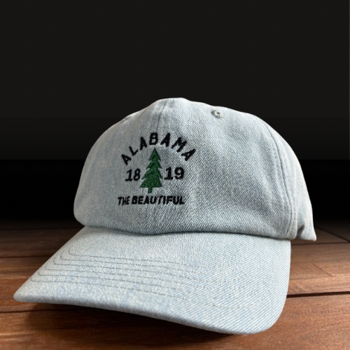 Alabama Pines Denim Cap