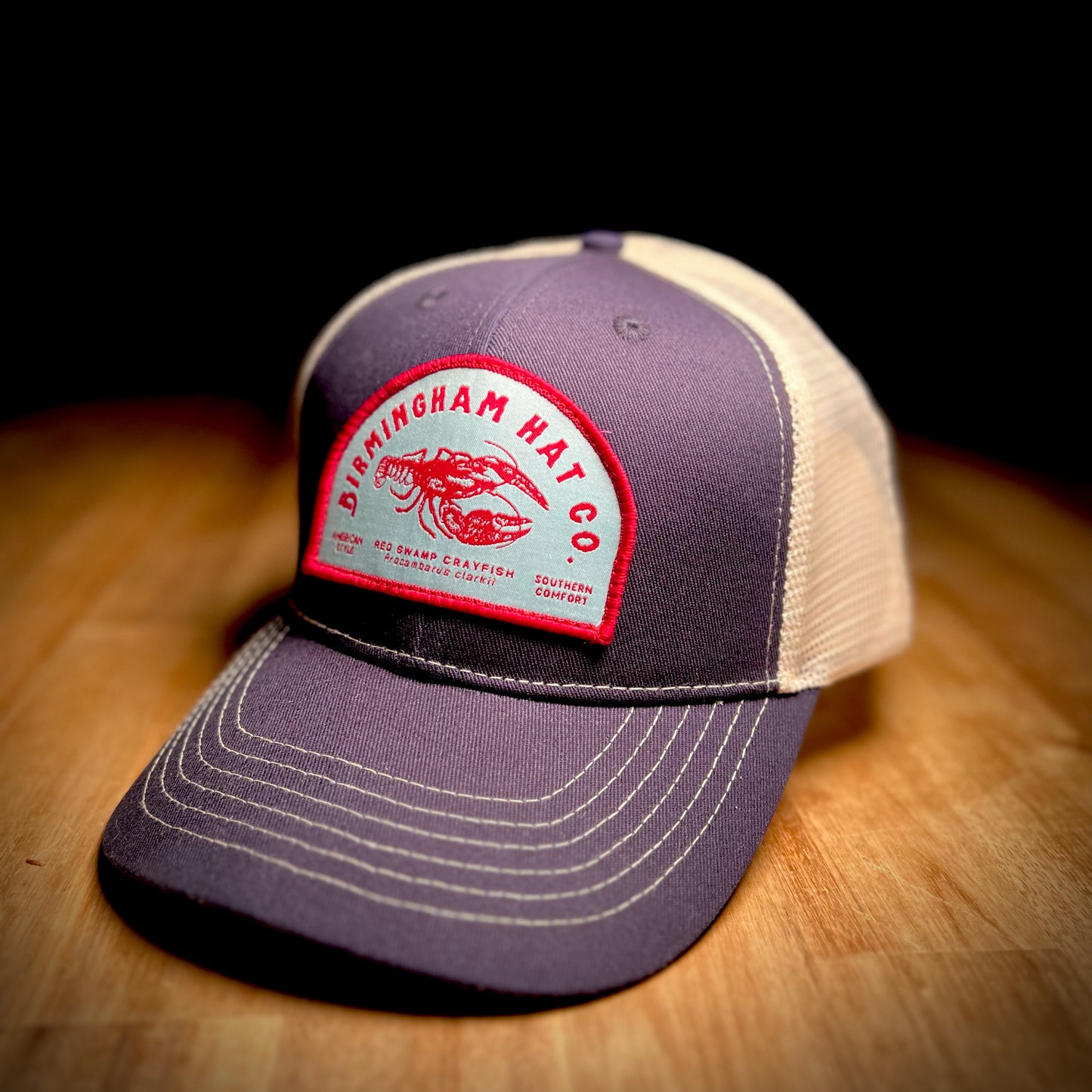 Red Swamp Crayfish Structured Snapback Cap