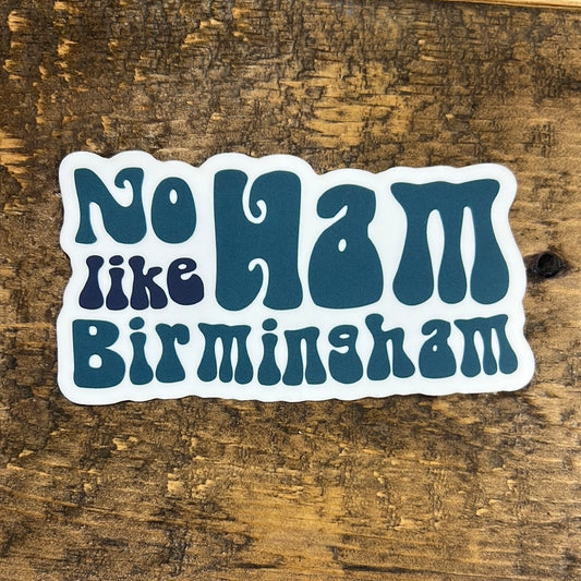 No Ham Like Birmingham Groovy Text