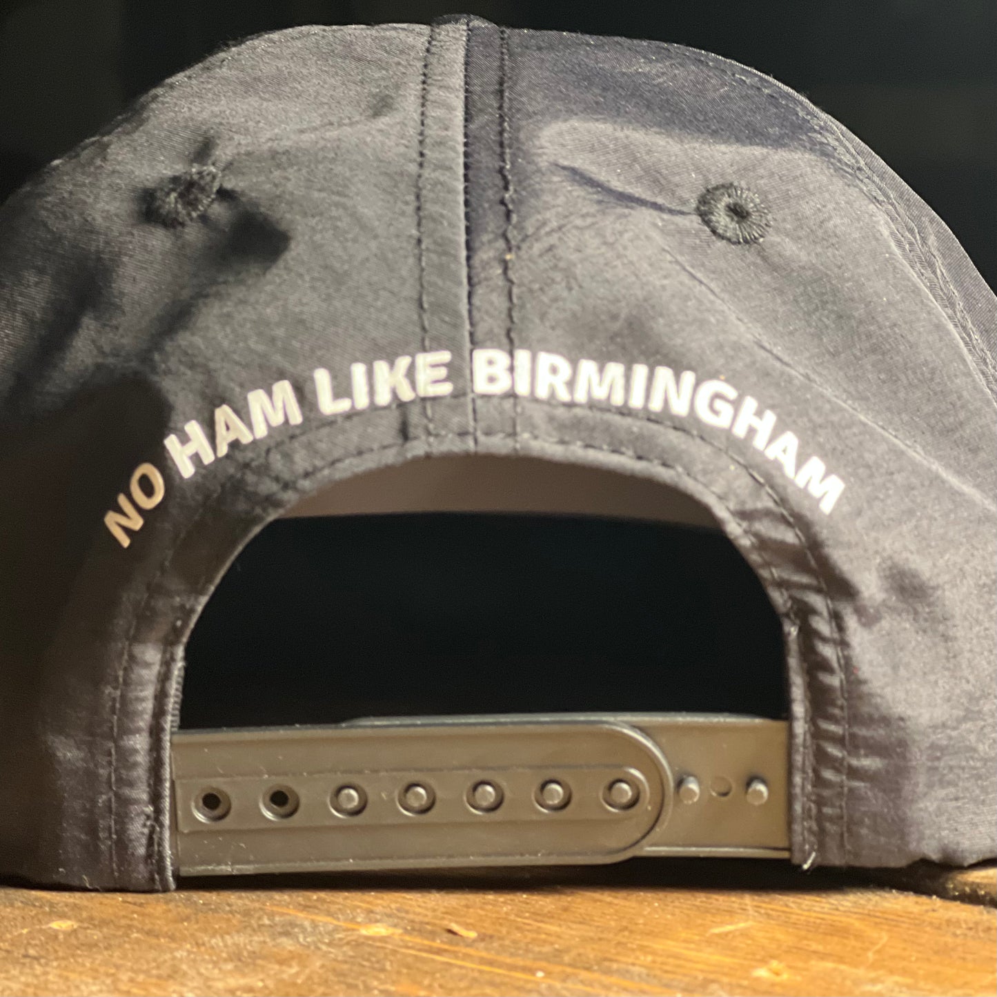 “Bones” Birmingham Hat Co. Unstructured Nylon Snapback Cap