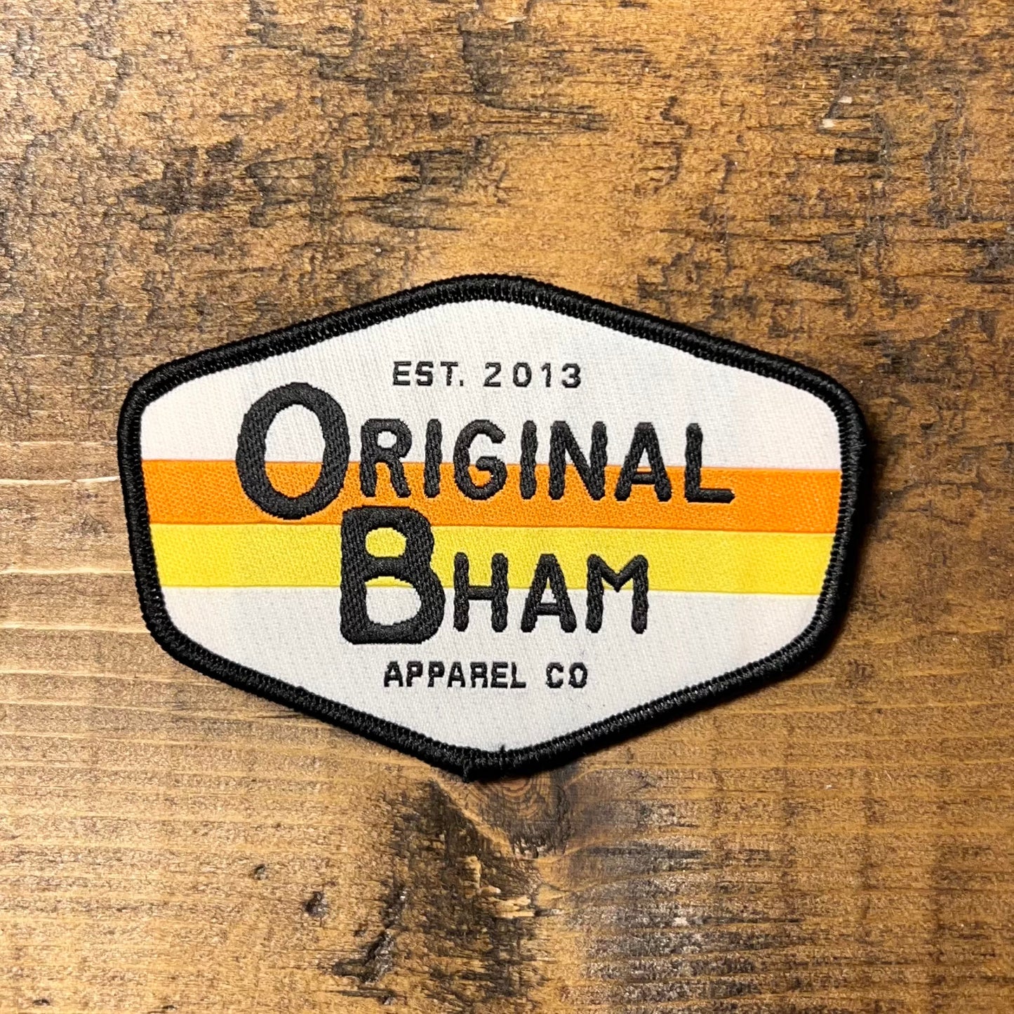 Original B’ham Striped Woven Patch
