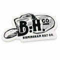 B.H. Co. Cowboy Hat Vinyl Sticker