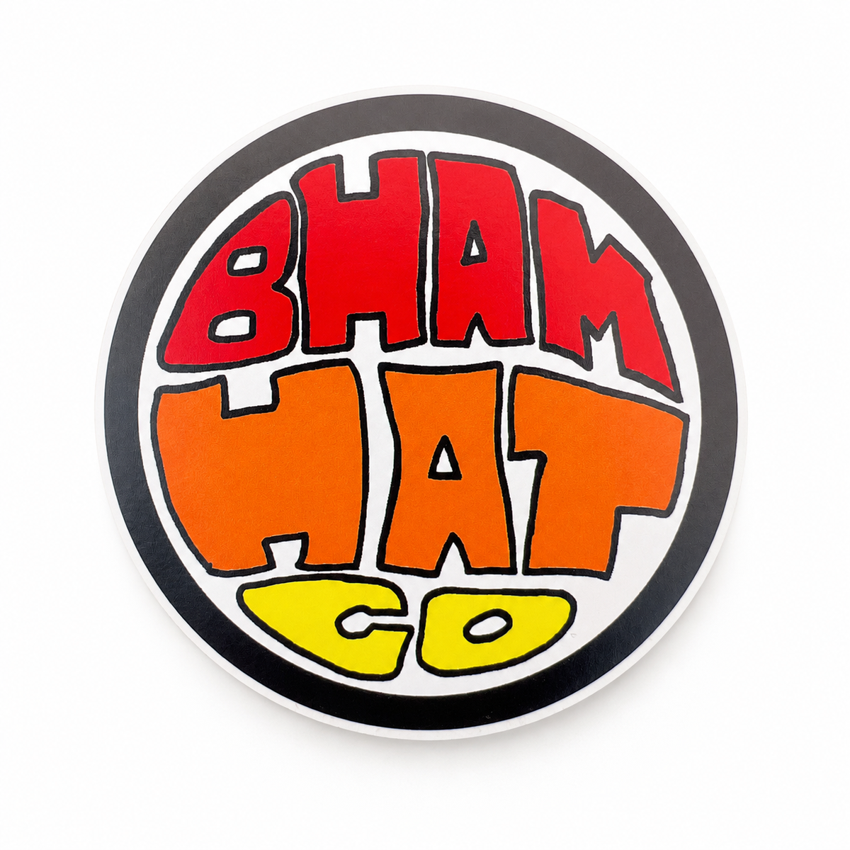 B’ham Hat Co 80’s Skate Vinyl Sticker