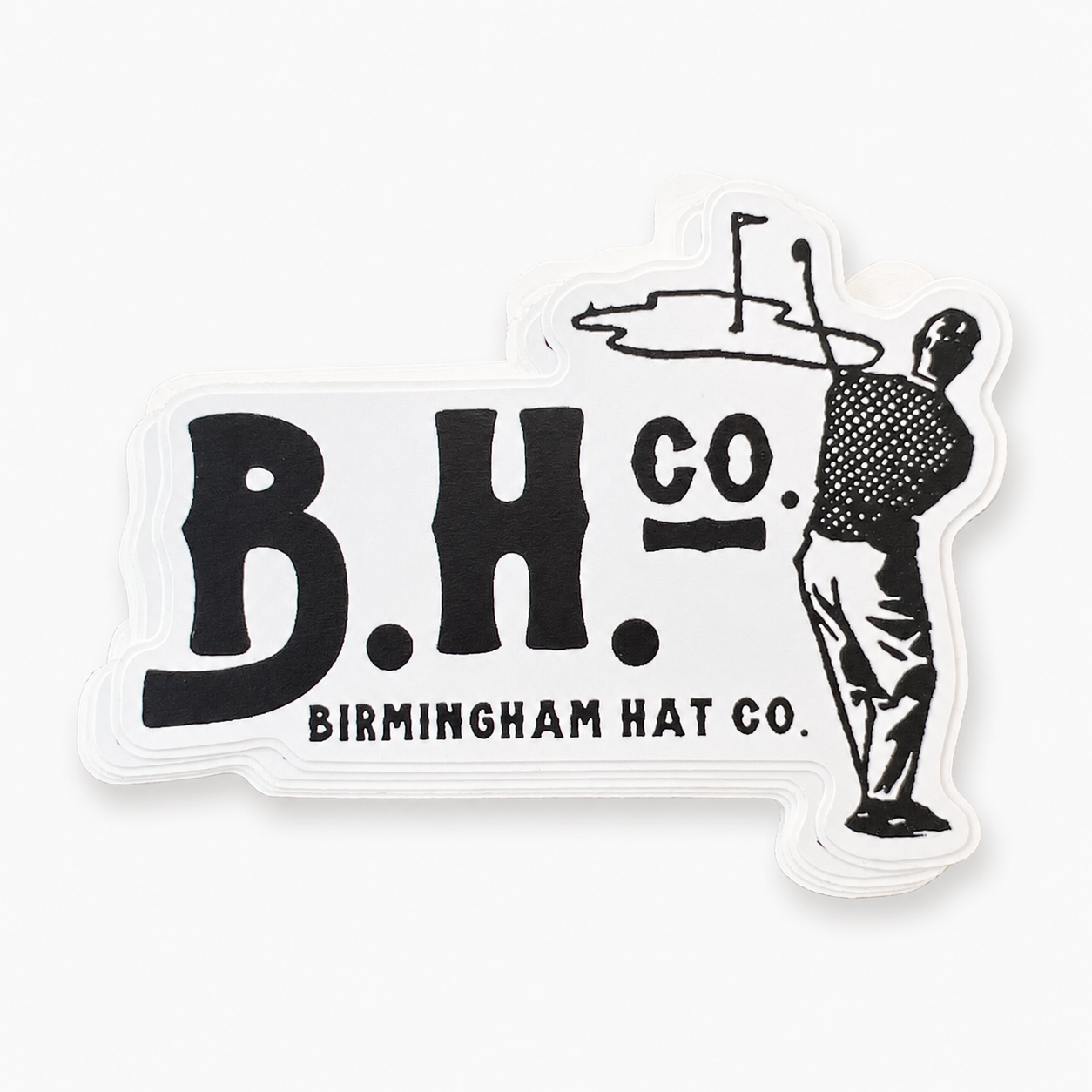 On The Green Golf Vinyl Sticker
