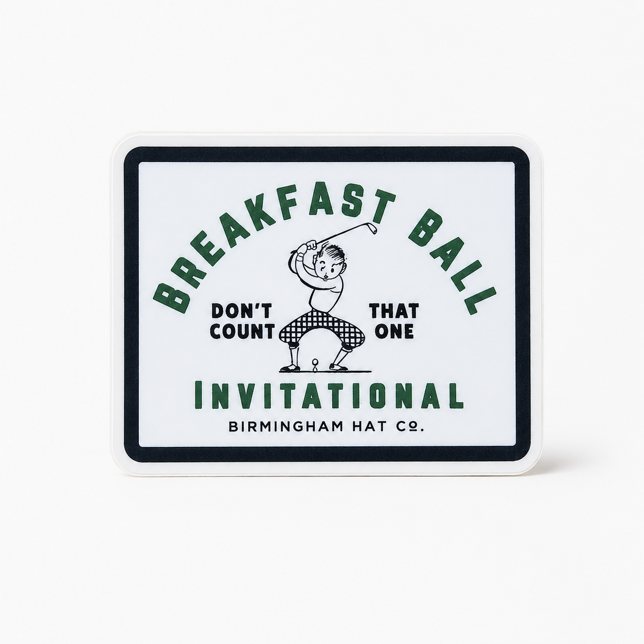 Breakfast Ball Vinyl Sticker