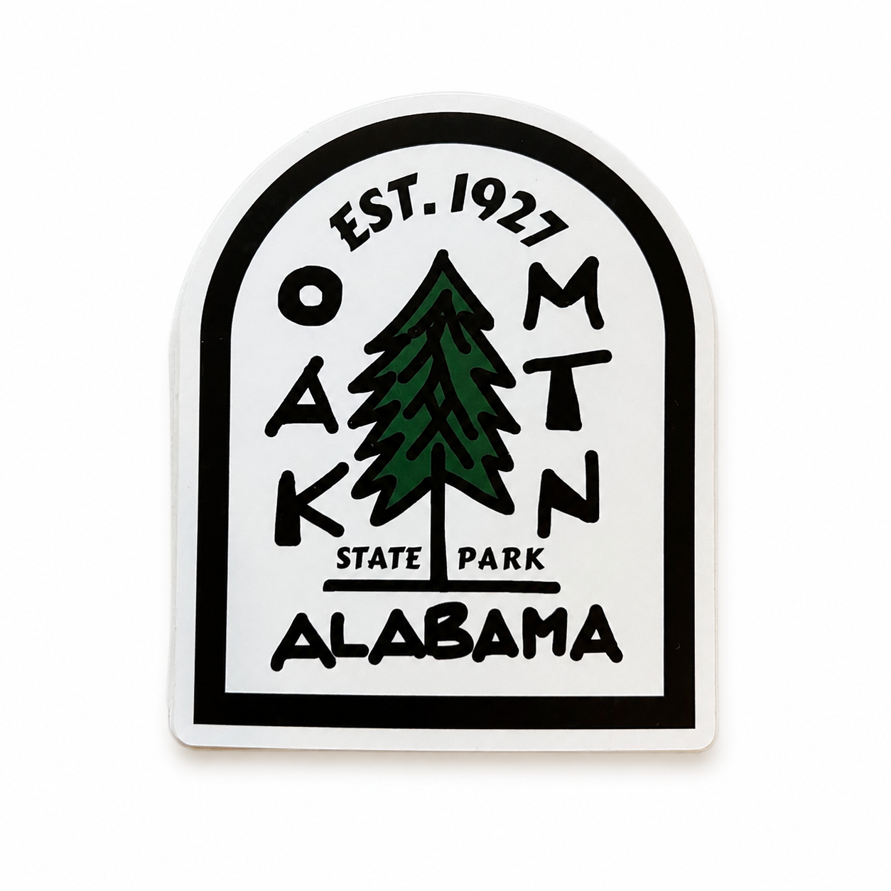 Oak Mountain Pine Vinyl Sticker