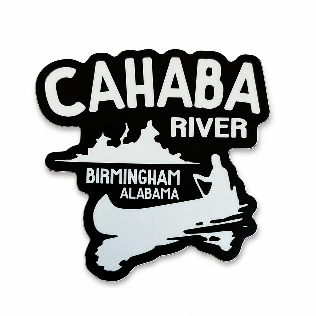 Cahaba Canoe Vinyl Sticker