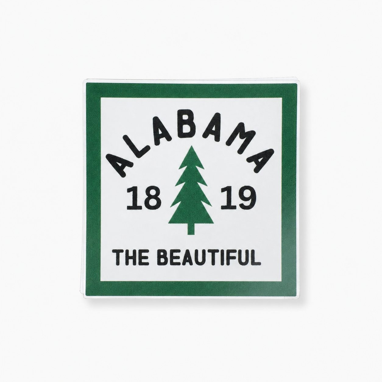 1819 Alabama Pines Vinyl Sticker
