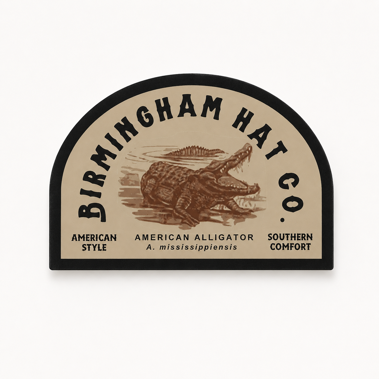 American Alligator Vinyl Sticker