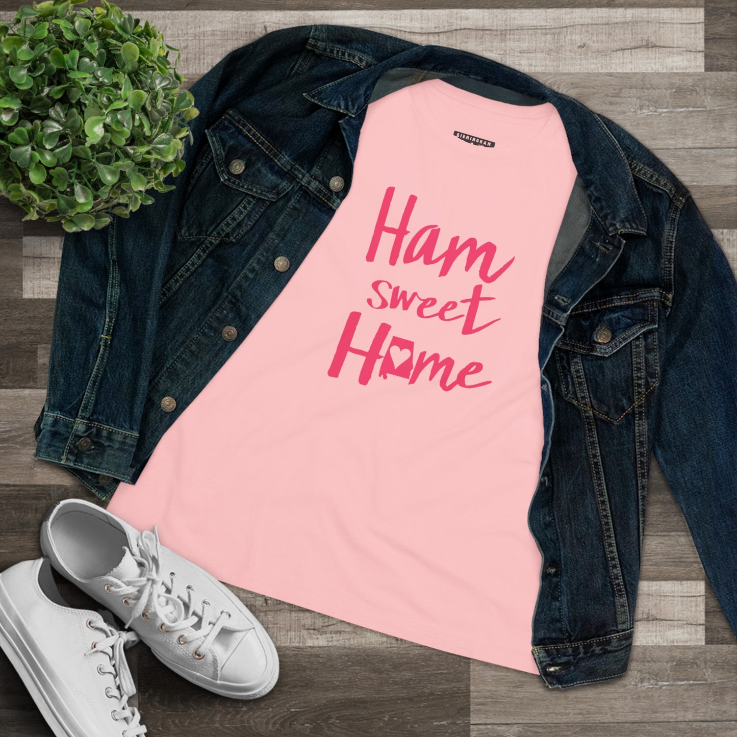 Ham Sweet Home Women's Cotton Tee