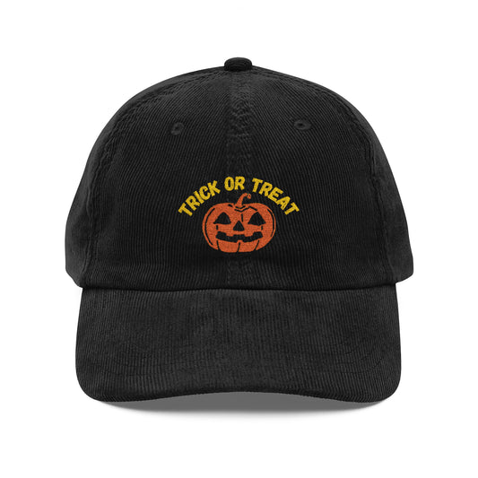 Trick or Treat Corduroy Cap