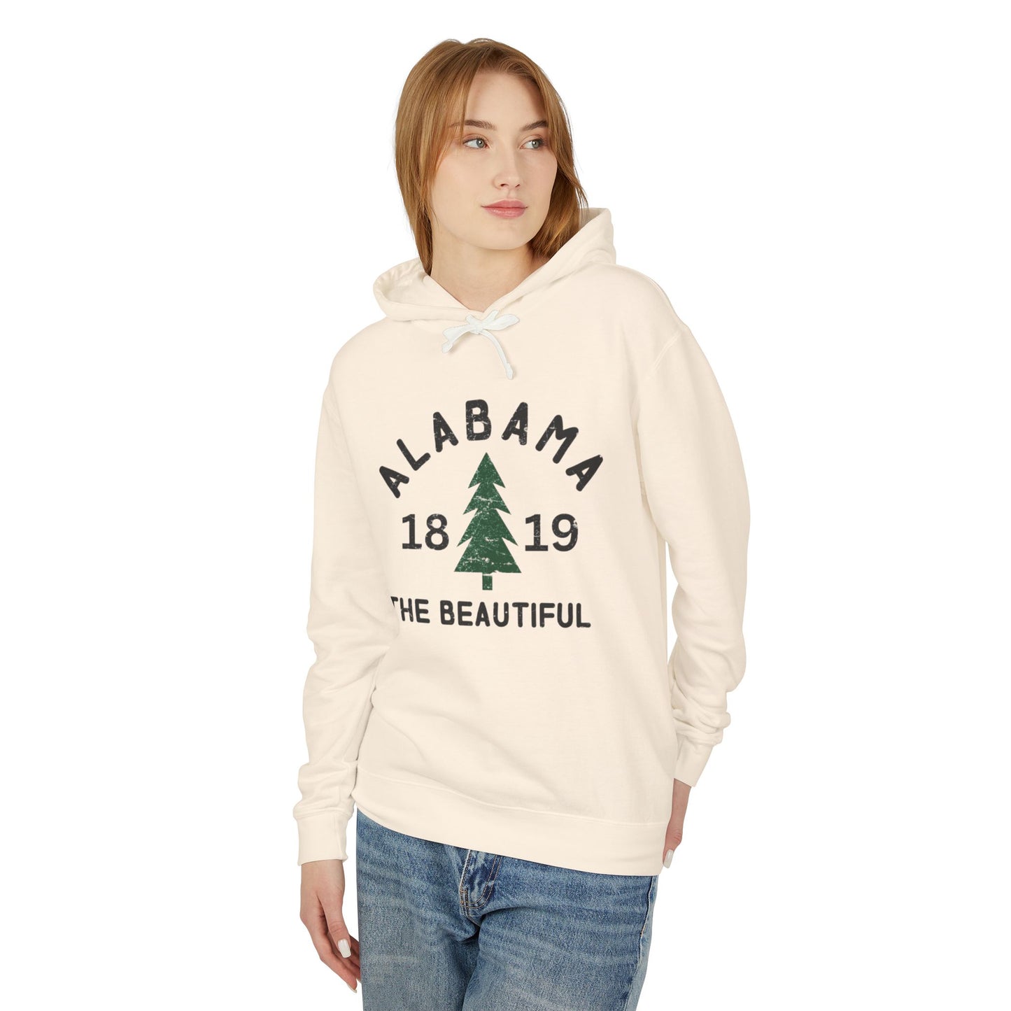 1819 Pine Alabama The Beautiful Lightweight Hoodie