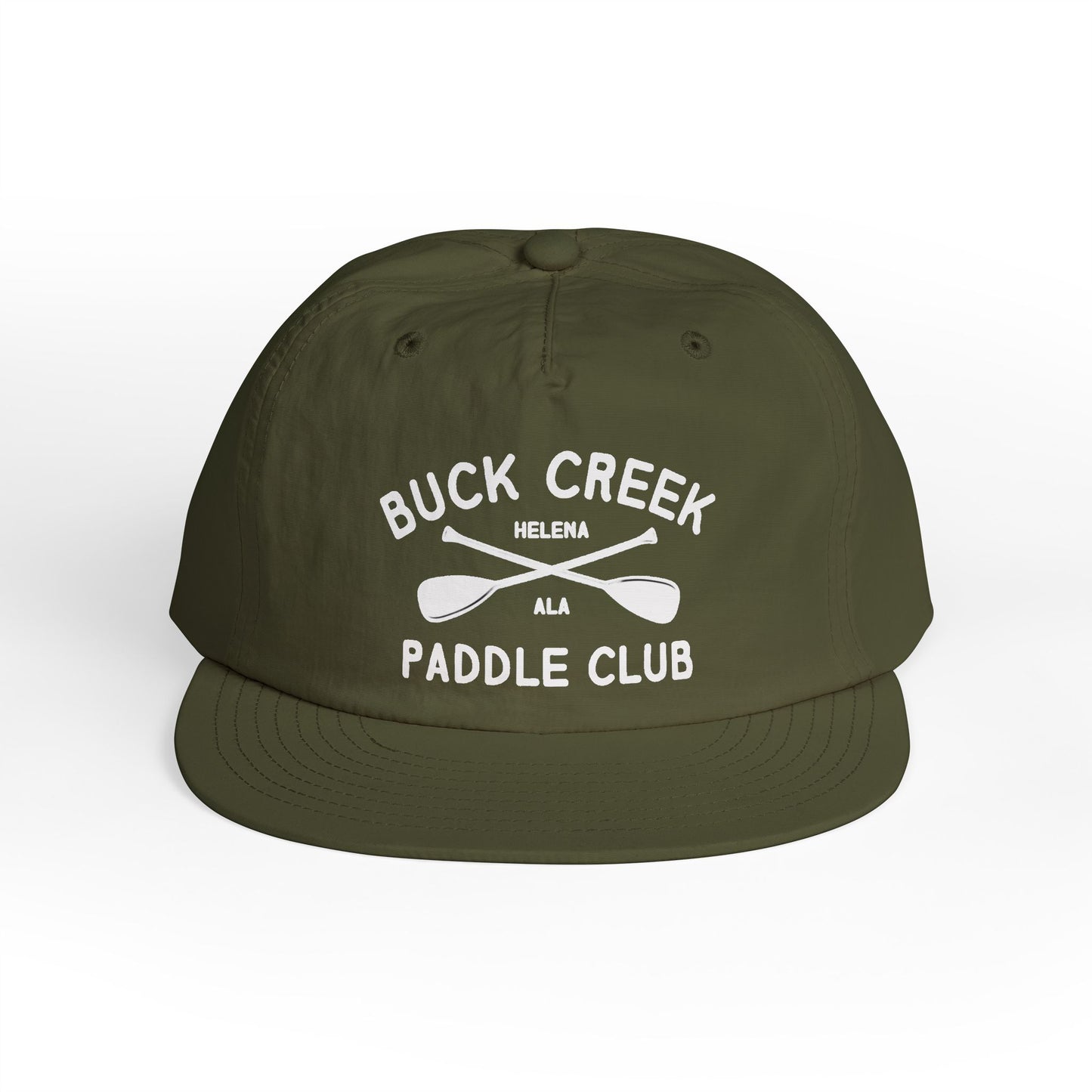 Buck Creek Paddle Club Unstructured Nylon Cap