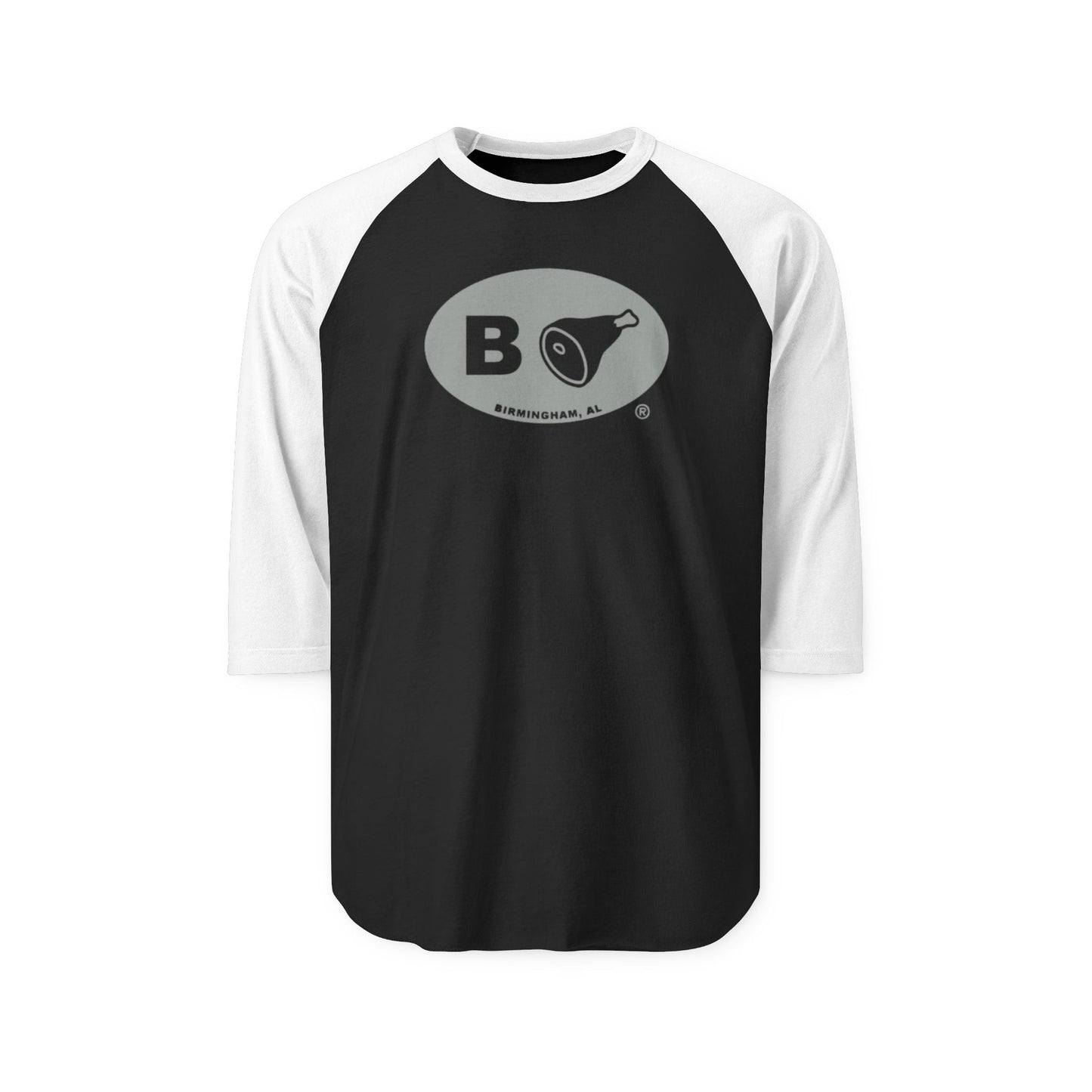 Three-Quarter Sleeve Raglan B’ham Shirt