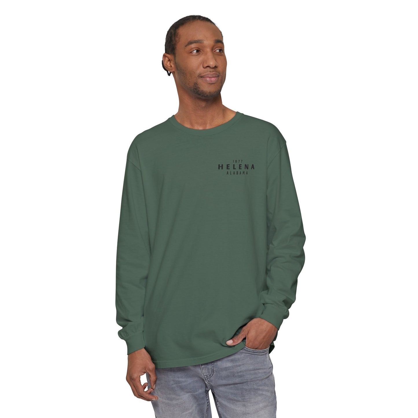 Helena Alabama “Not in Montana” Long Sleeve T-Shirt