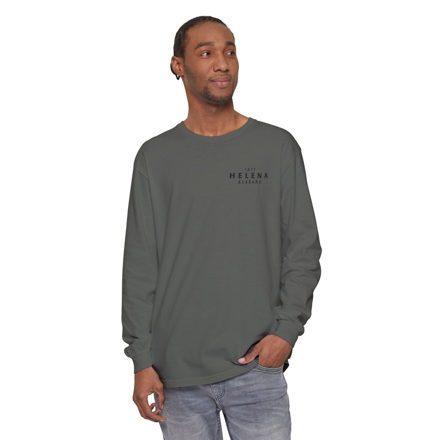 Helena Alabama “Not in Montana” Long Sleeve T-Shirt
