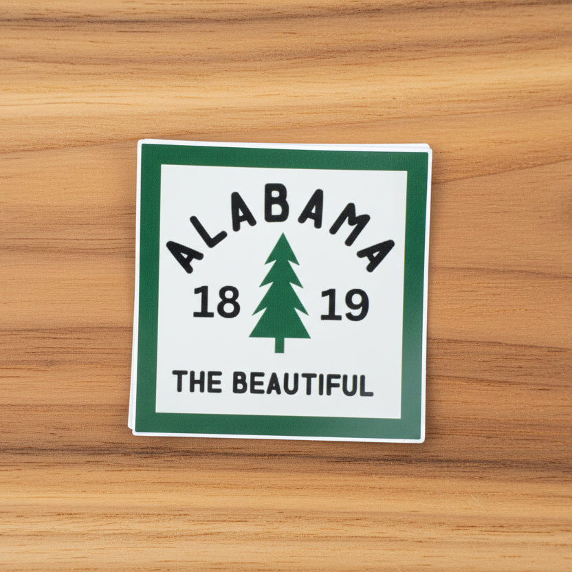 1819 Alabama Pines Decal