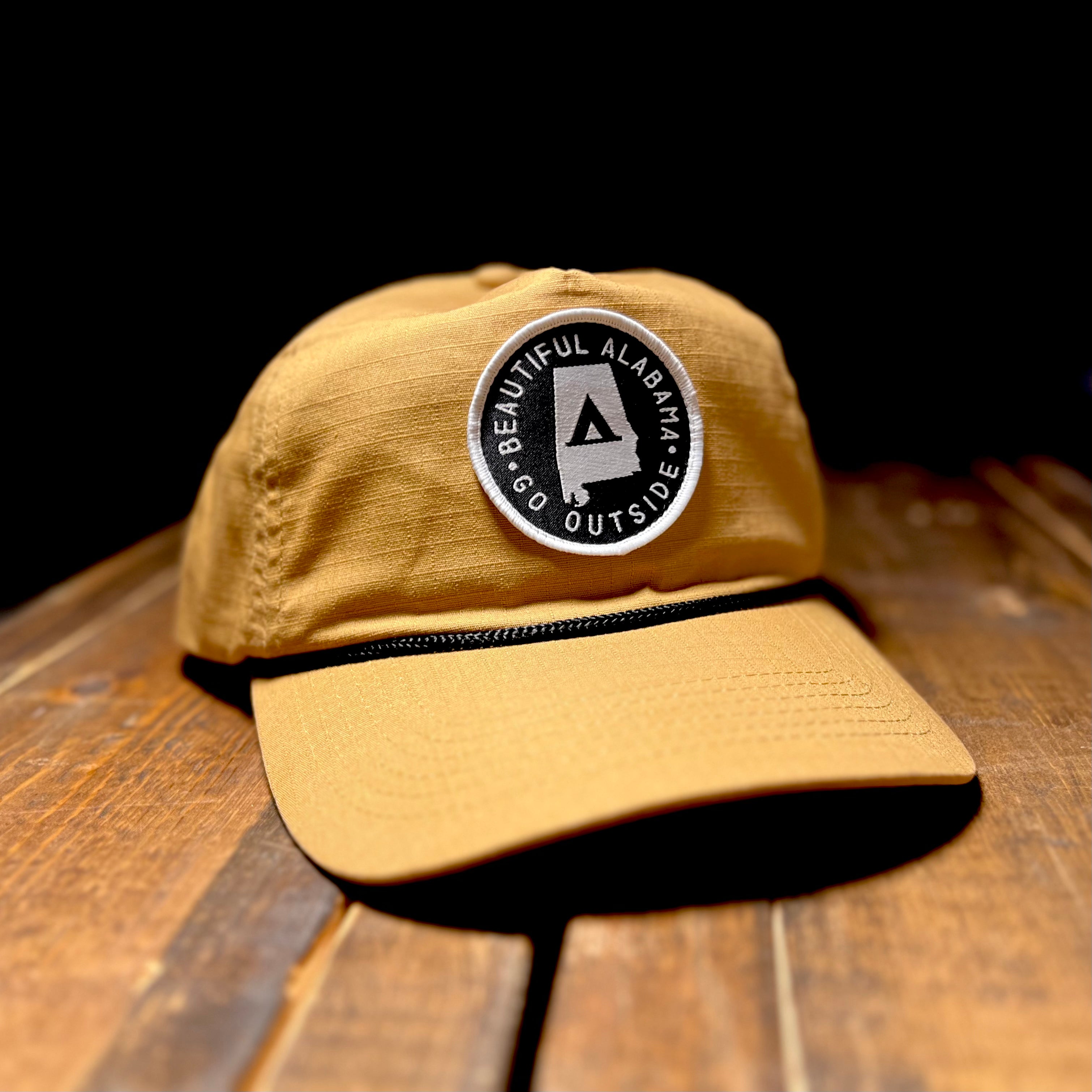Beautiful Alabama Camping Ripstop Rope Cap l – Birmingham Hat Co.