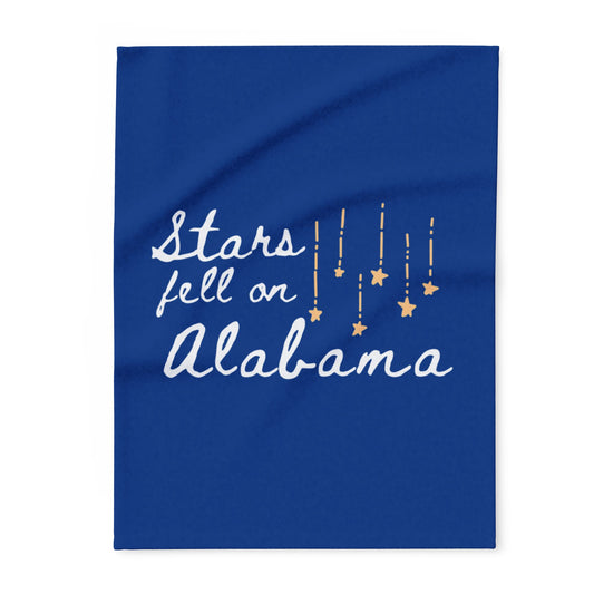 Stars Fell on Alabama Fleece Blanket