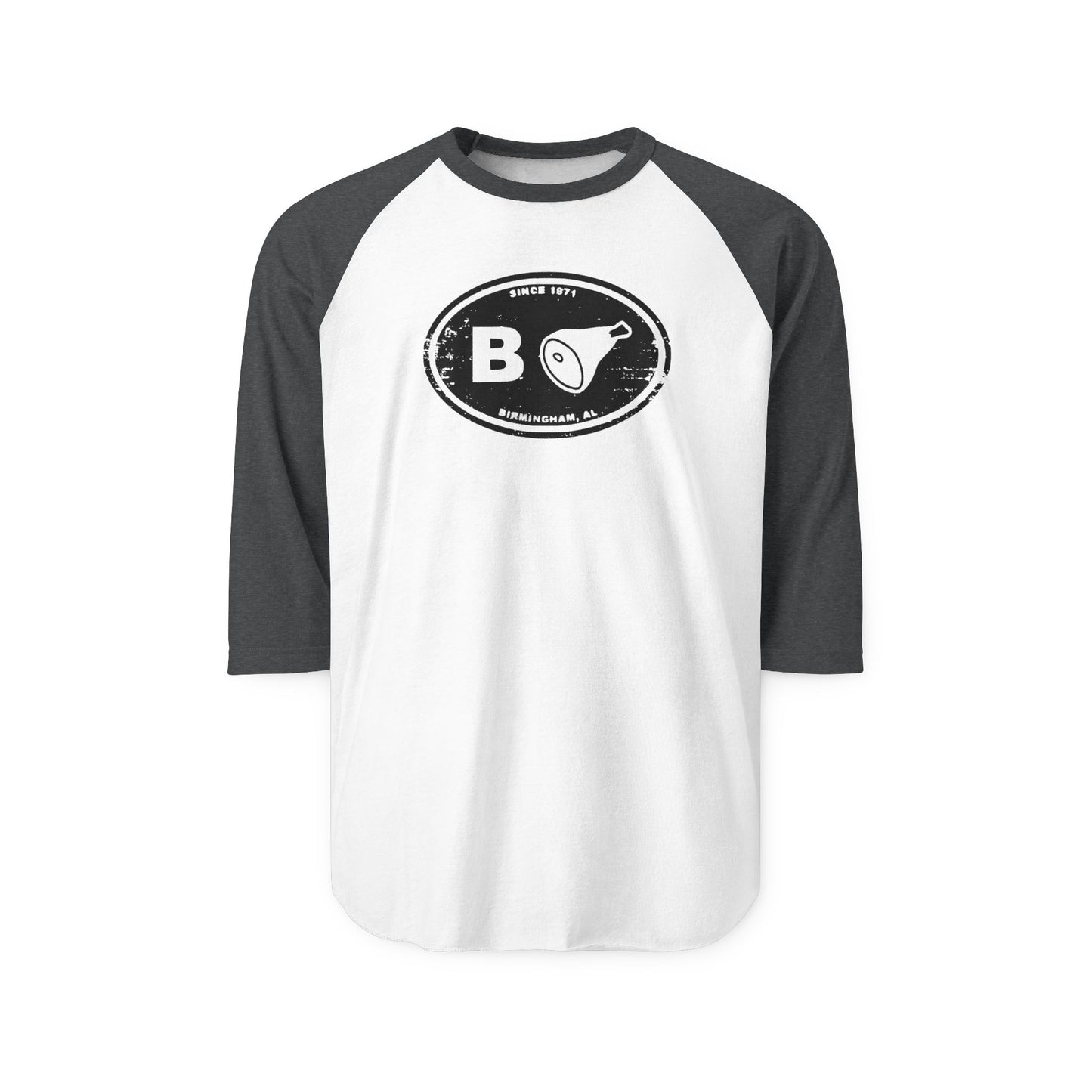 Three-Quarter Sleeve Raglan B’ham Shirt