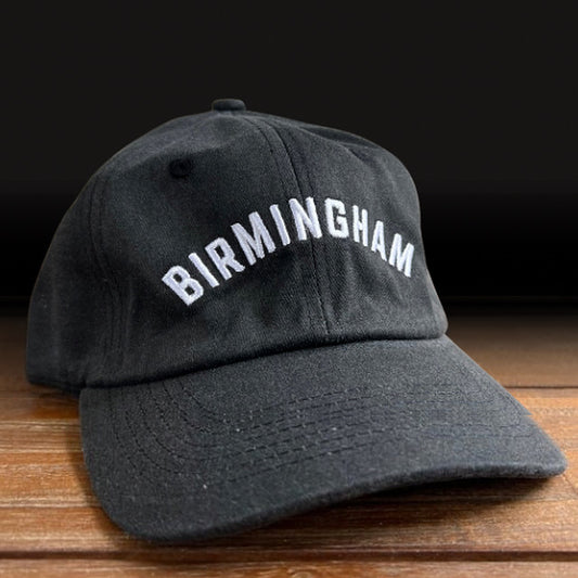 Birmingham Black Twill Cap