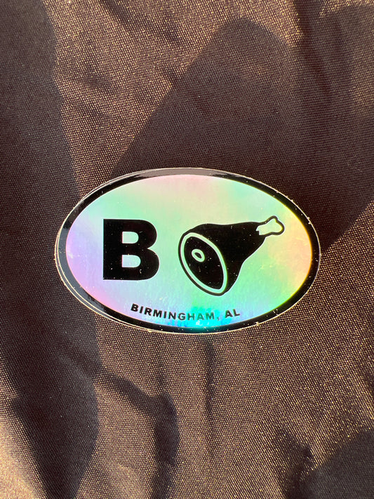B’ham Hologram Sticker