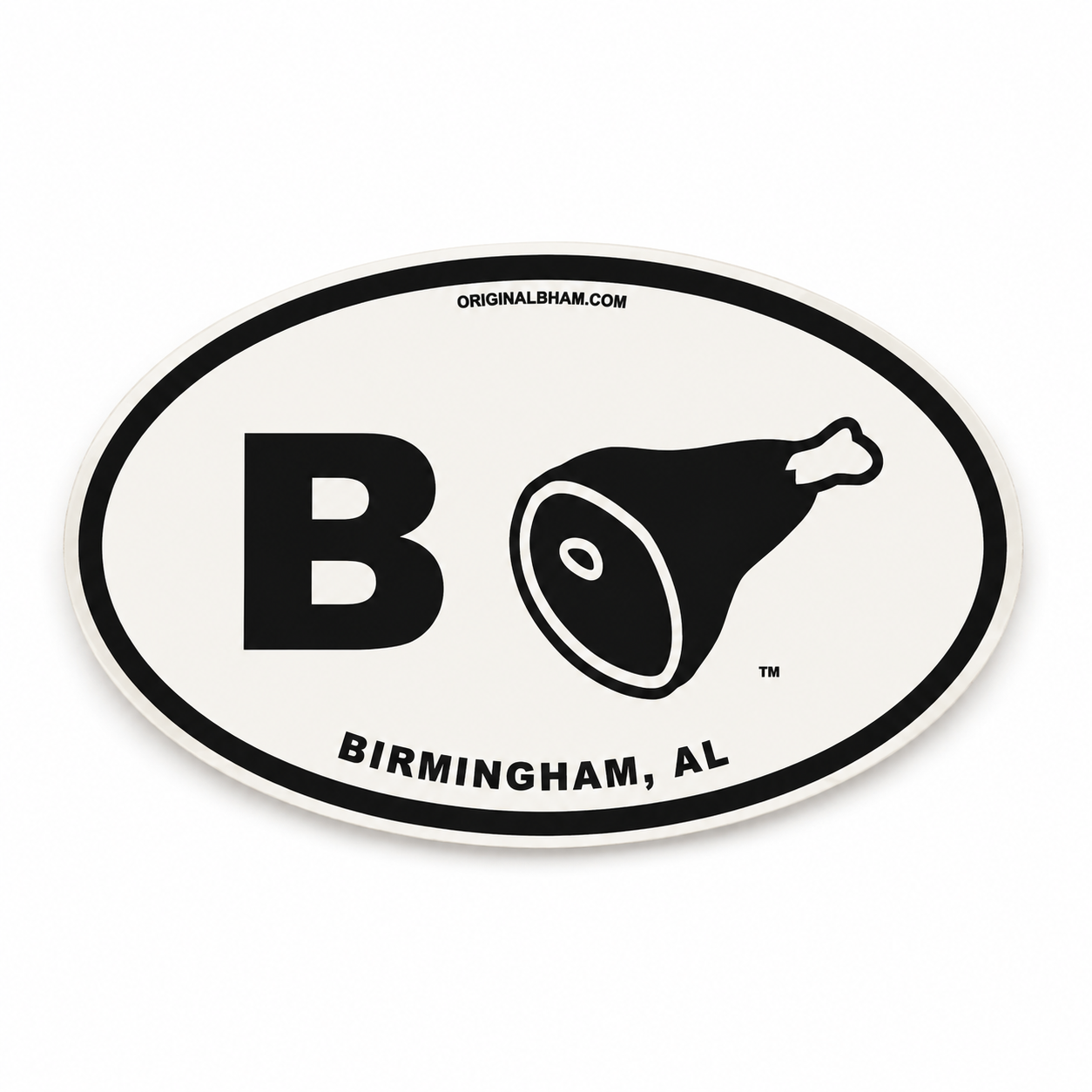 B’ham Oval Magnet