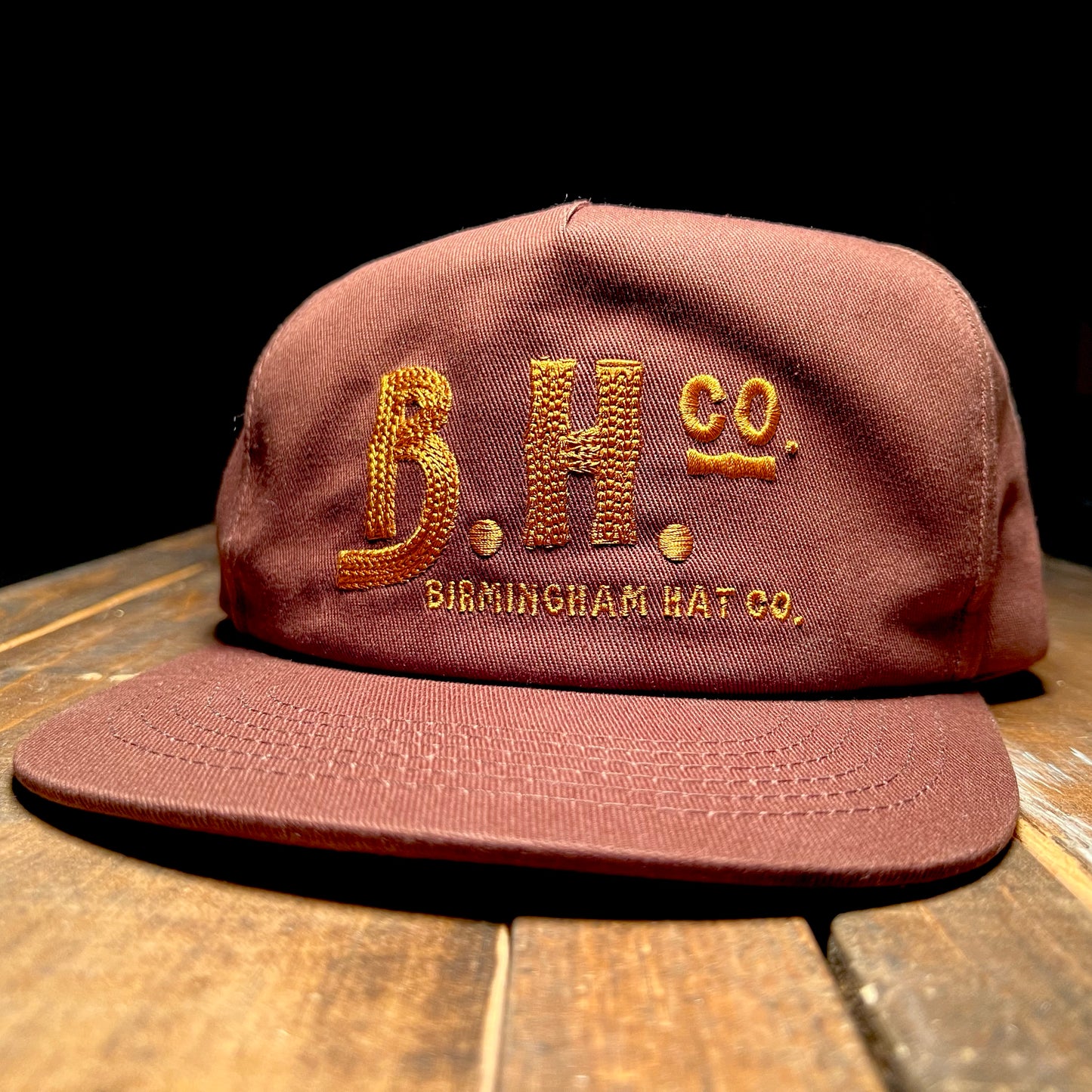 B.H. Co. Unstructured Snapback Cap