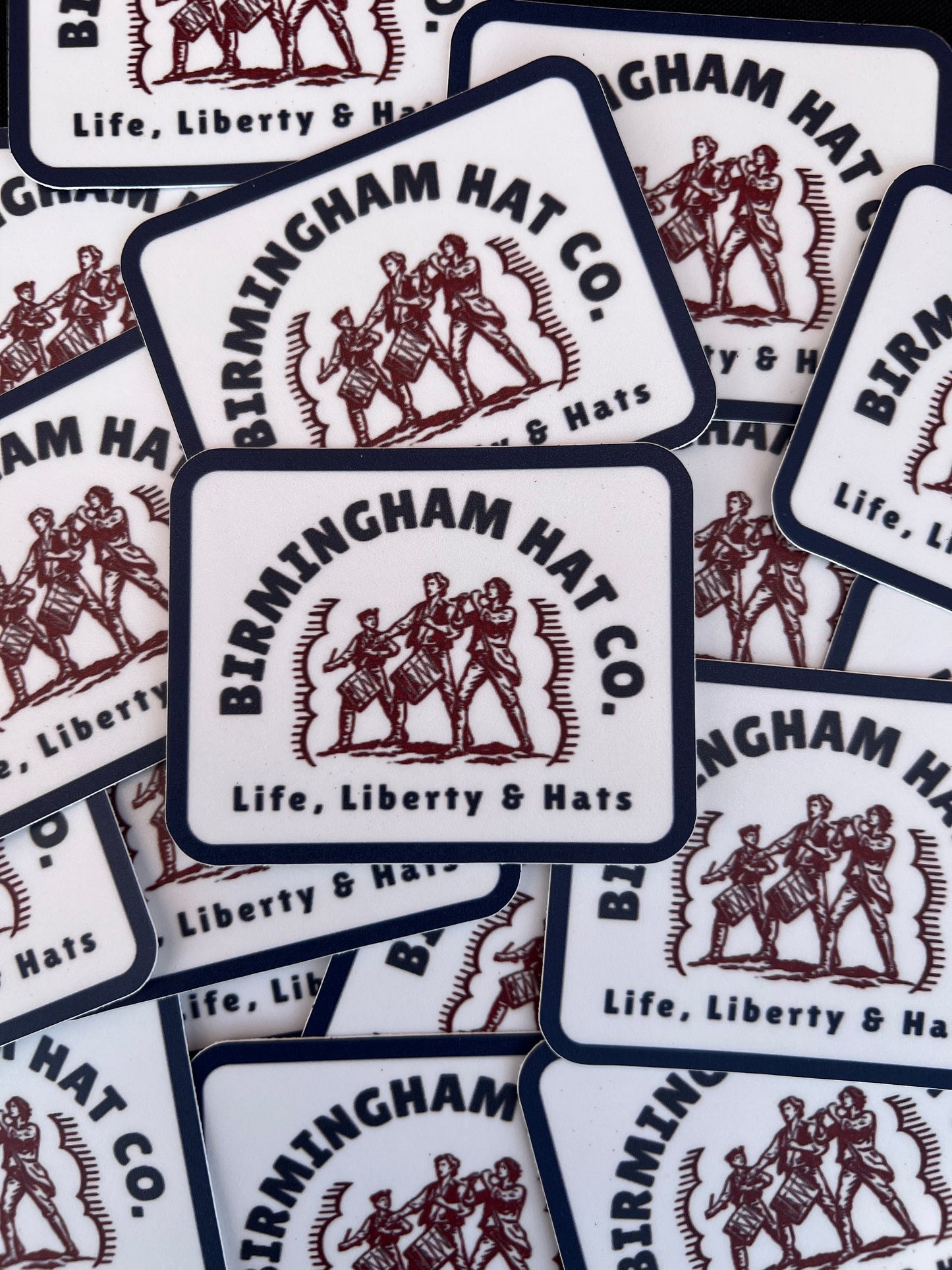 Life Liberty Hats Decal