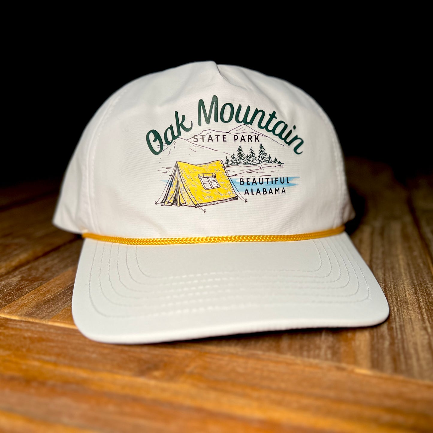 Oak Mountain Beautiful Alabama Unstructured Nylon Cap