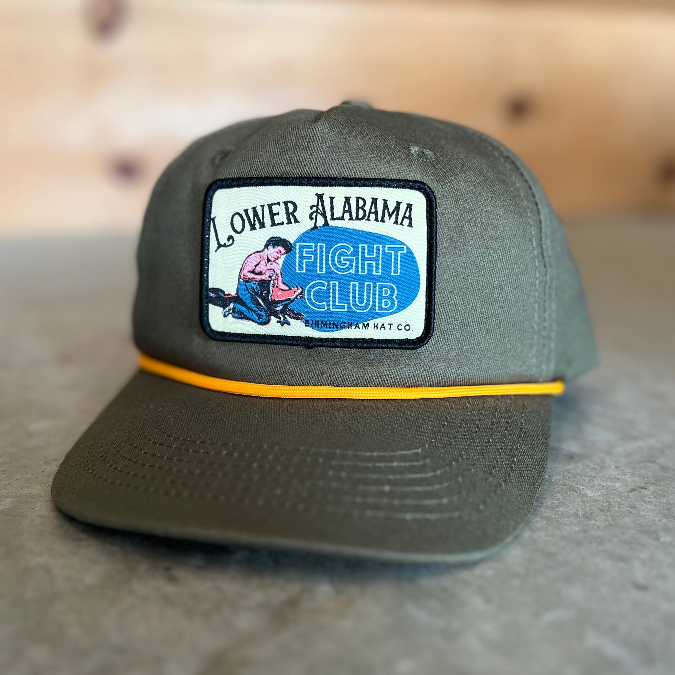 Lower Alabama Fight Club Rope Cap – Birmingham Hat Co.