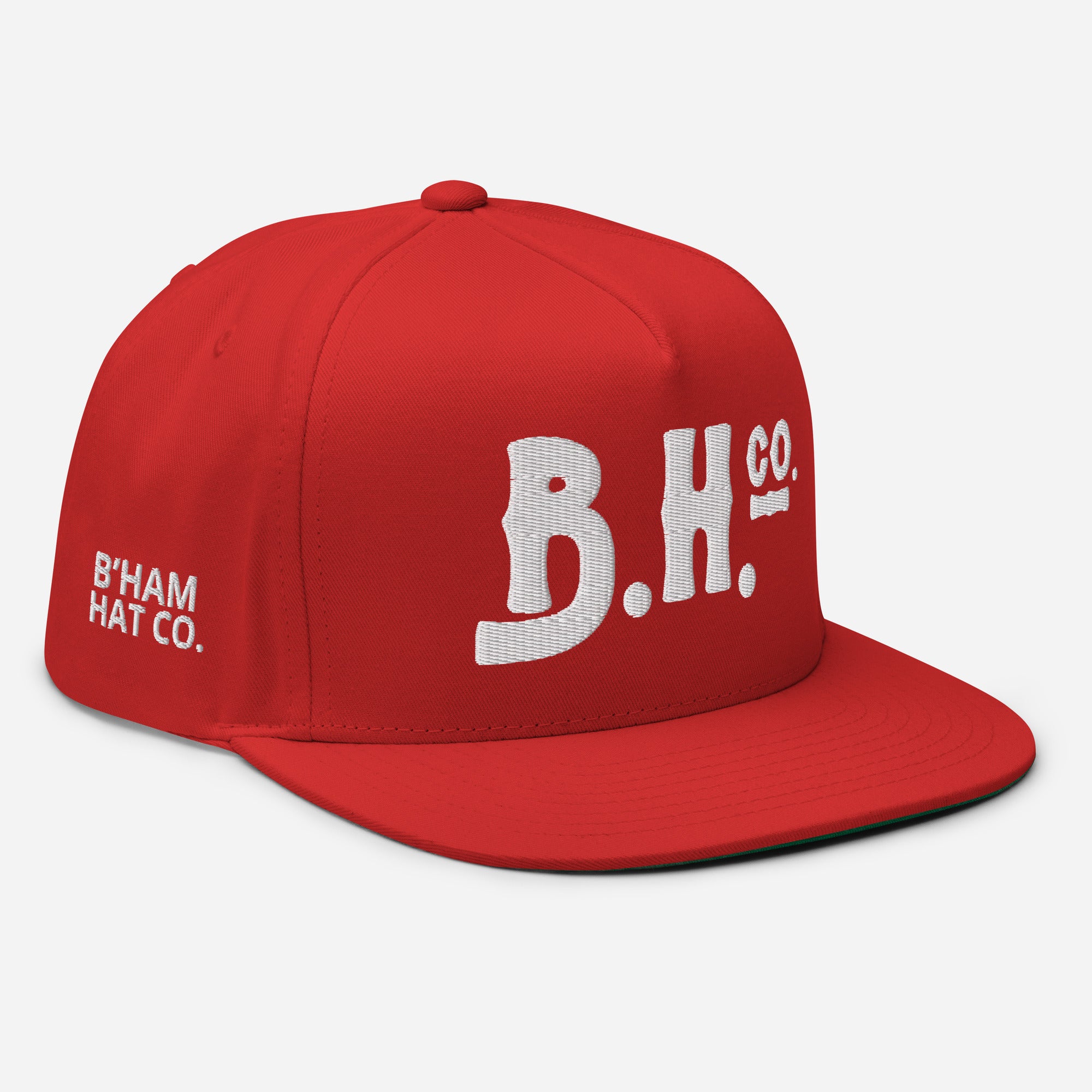 B. H. Co. Flat Bill Cap Birmingham Hat Co