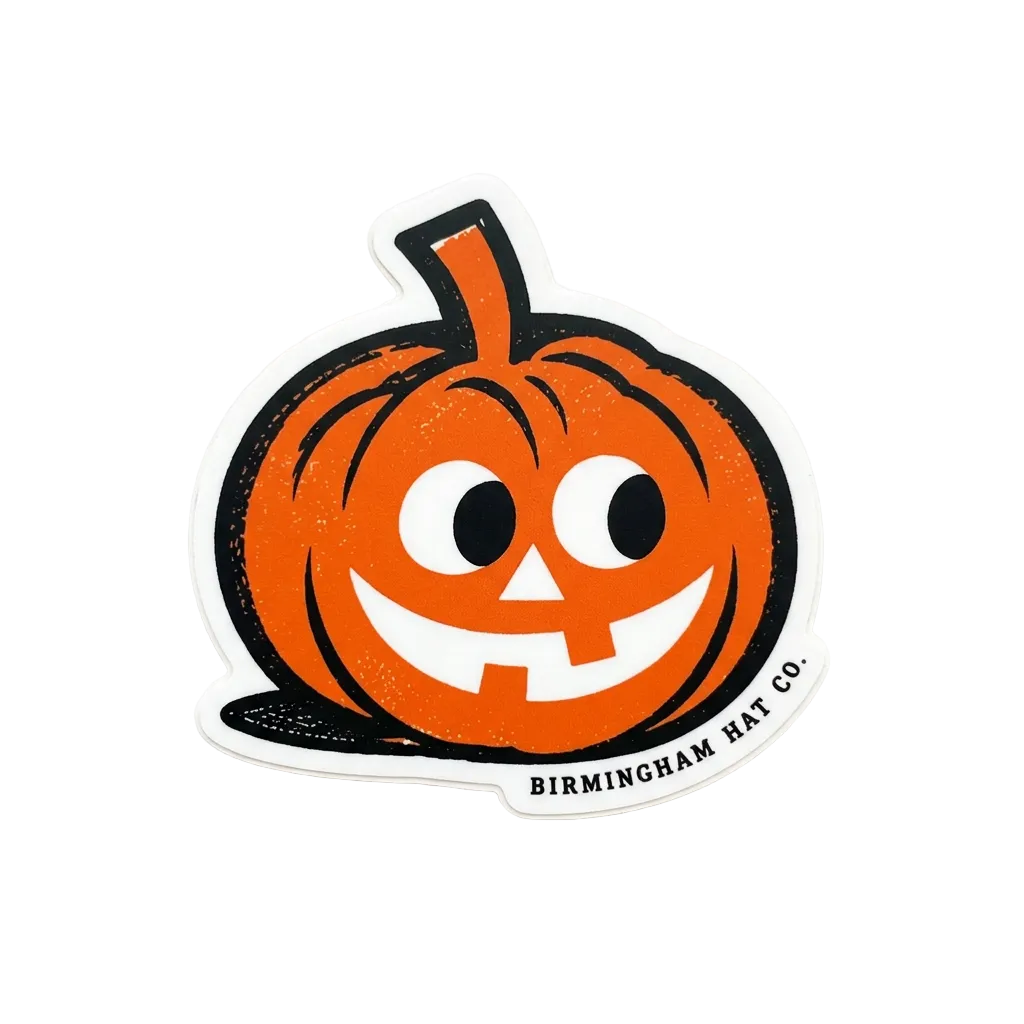 Pumpkin Vinyl Sticker