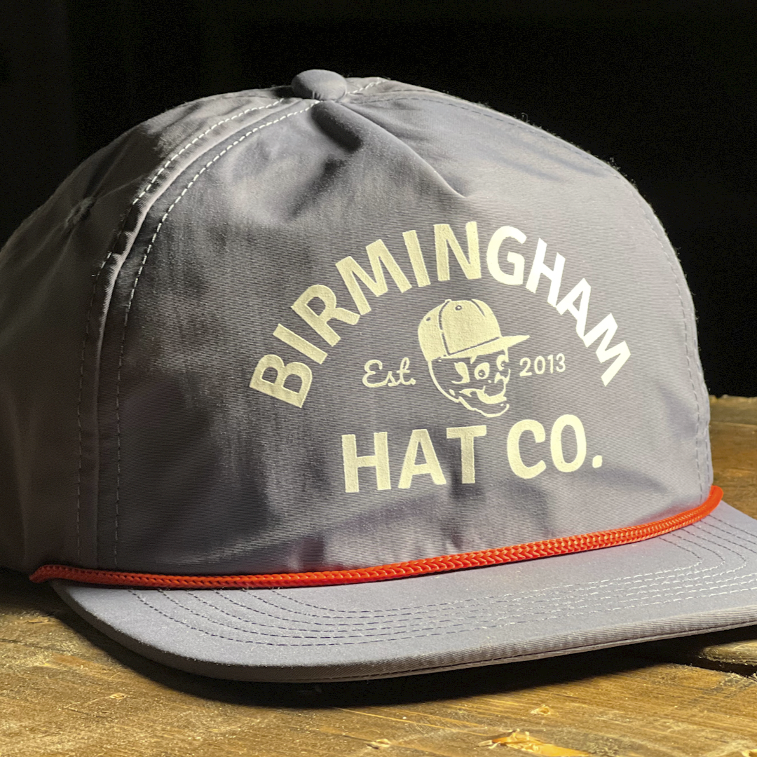 “Bones” Birmingham Hat Co. Unstructured Nylon Snapback Cap