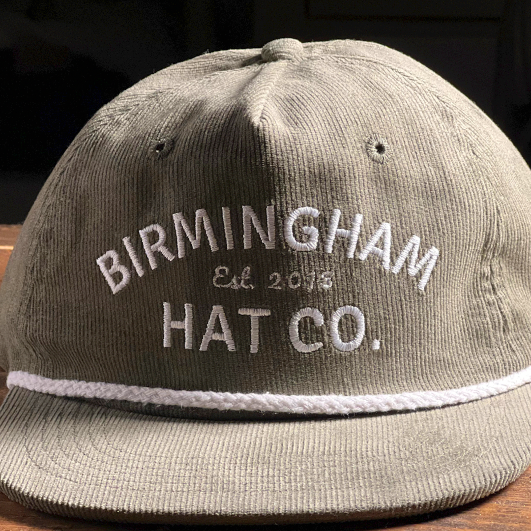 Birmingham Hat Co. Unstructured Snapback Corduroy Cap