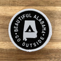 Alabama Camping Patch woven patch design by Birmingham Hat Co.