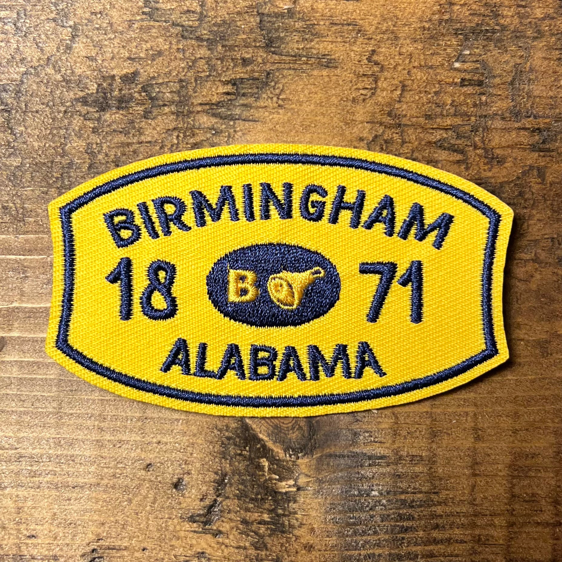 1871 B’ham Badge Woven Patch