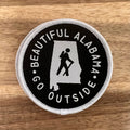 Alabama Hiking Patch woven patch design by Birmingham Hat Co.