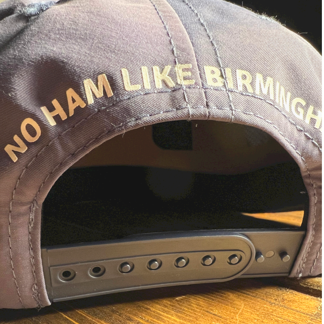 “Bones” Birmingham Hat Co. Unstructured Nylon Snapback Cap