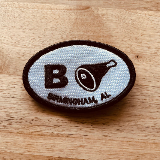 B’ham Oval Woven Patch