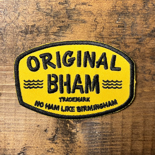 Original B’ham “Waves” Woven Patch Yellow